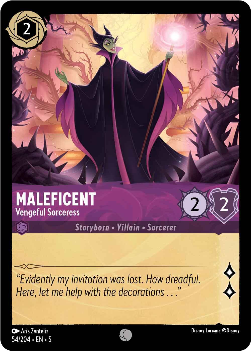 Maleficent - Vengeful Sorceress (54/204) [Shimmering Skies] | Tabernacle Games