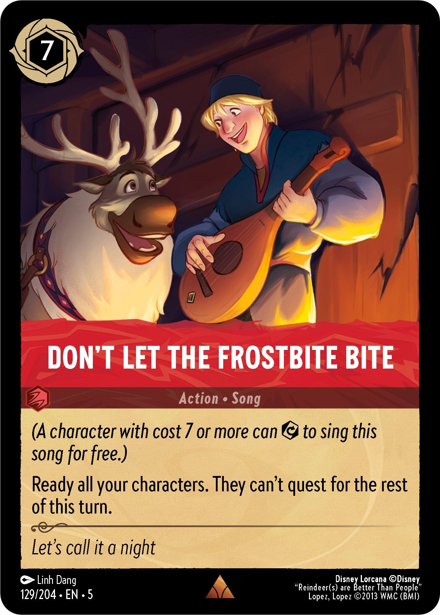 Don't Let the Frostbite Bite (129/204) [Shimmering Skies] | Tabernacle Games