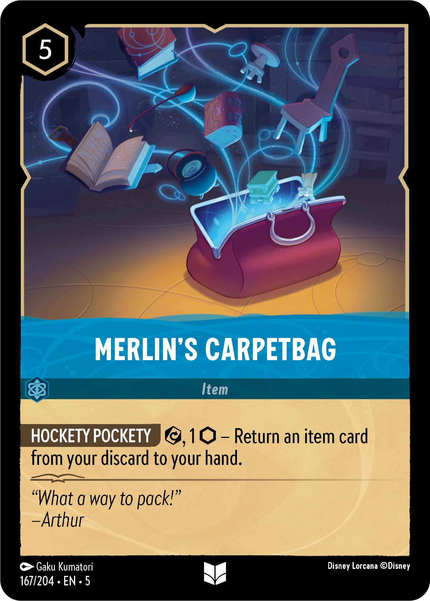 Merlin's Carpetbag (167/204) [Shimmering Skies] | Tabernacle Games