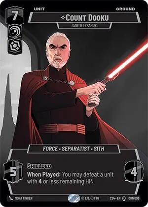Count Dooku - Darth Tyranus (001/006) (2024 Convention Exclusive) (001/006) [Miscellaneous] | Tabernacle Games