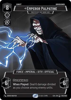 Emperor Palpatine - Master of the Dark Side (003/006) (2024 Convention Exclusive) (003/006) [Miscellaneous] | Tabernacle Games