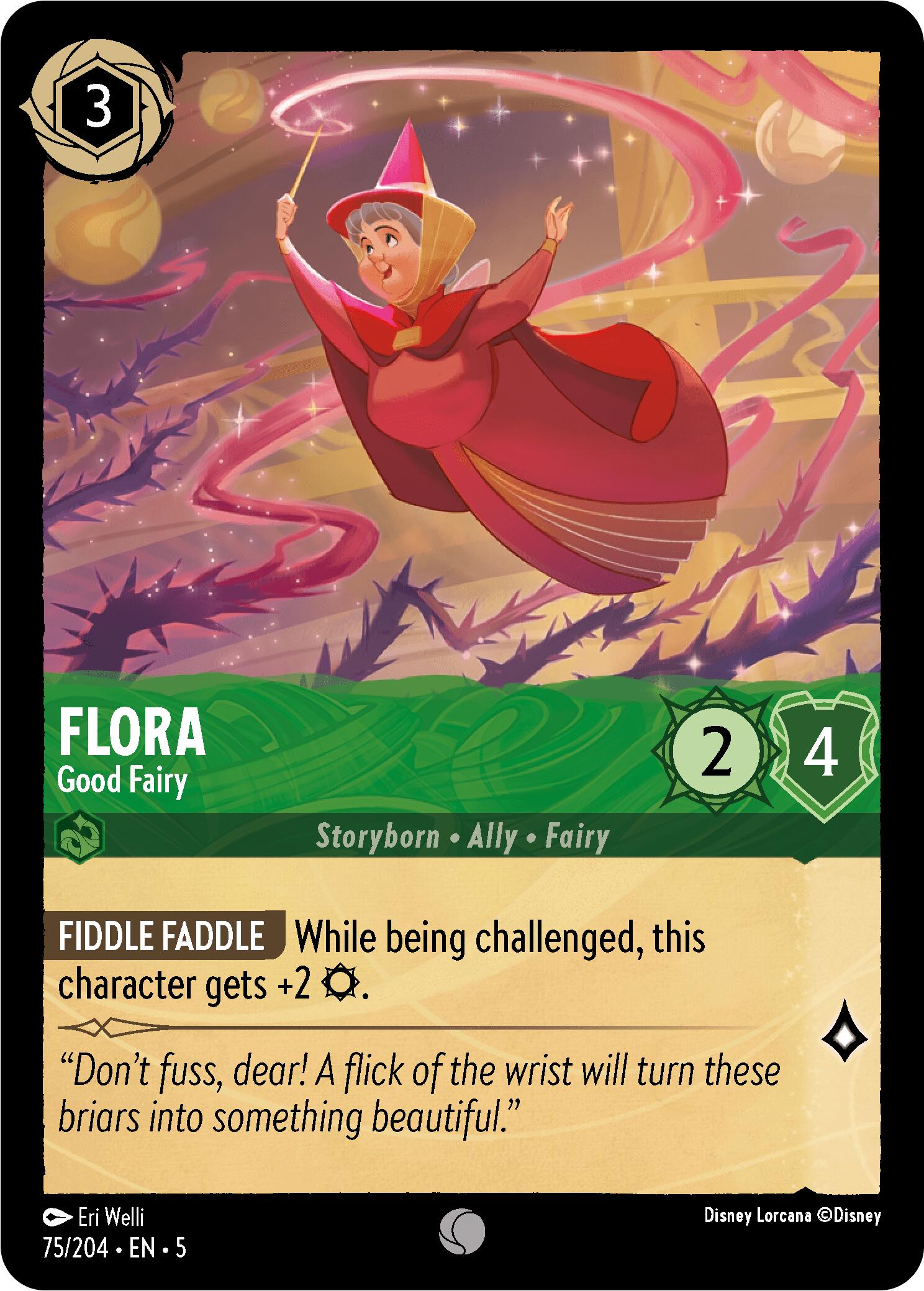 Flora - Good Fairy (75/204) [Shimmering Skies] | Tabernacle Games