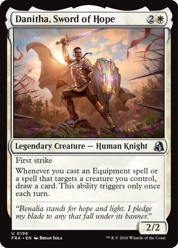 Danitha, Sword of Hope [Reality Fracture] | Maze of Fitzroy