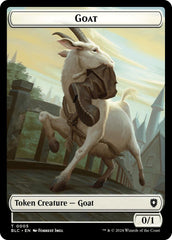 Goat // Wolf (032) Double-Sided Token [Bloomburrow Commander Tokens] | Tabernacle Games