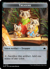 Cat // Treasure Double-Sided Token [Bloomburrow Commander Tokens] | Tabernacle Games