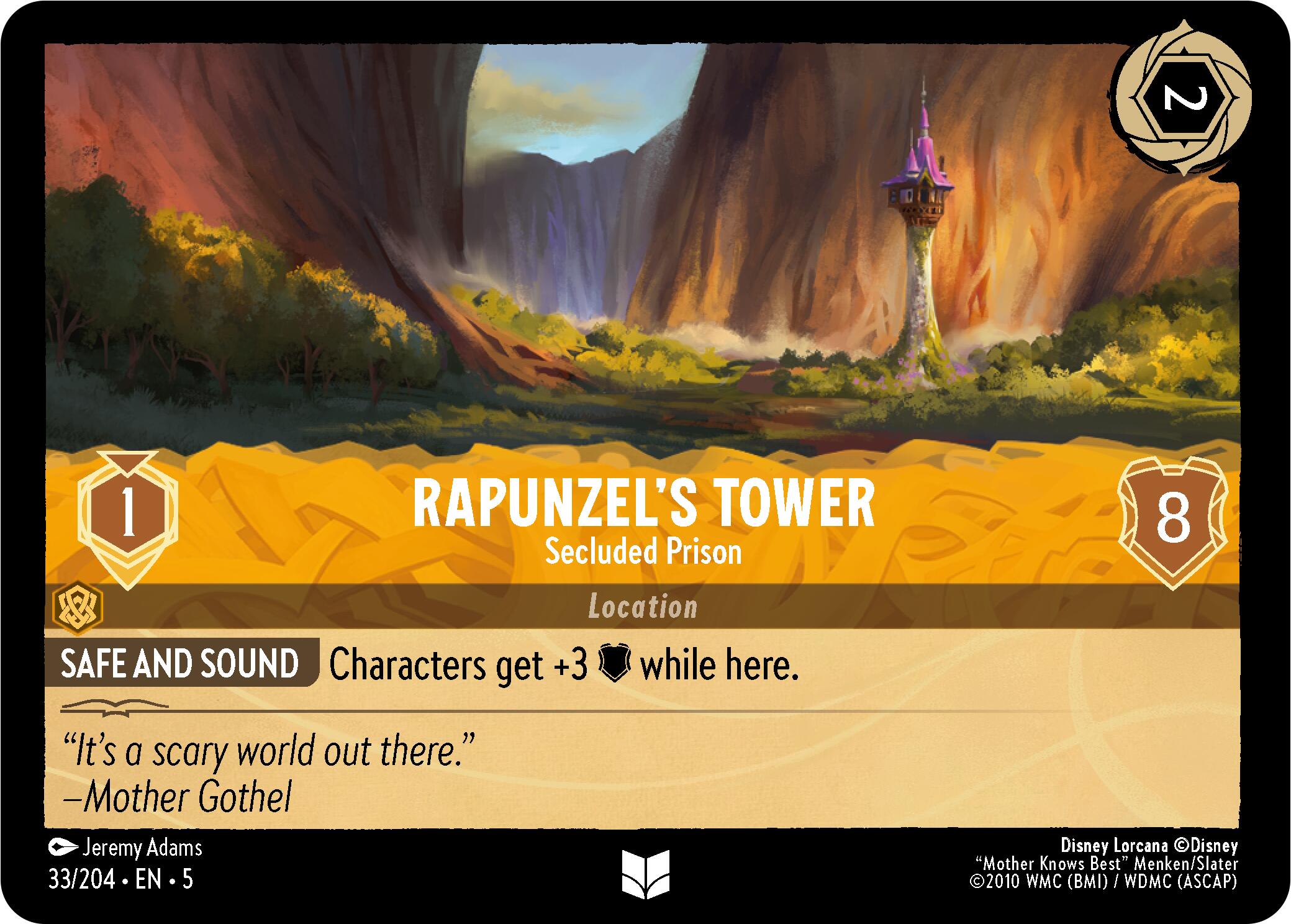 Rapunzel's Tower - Secluded Prison (33/204) [Shimmering Skies] | Tabernacle Games