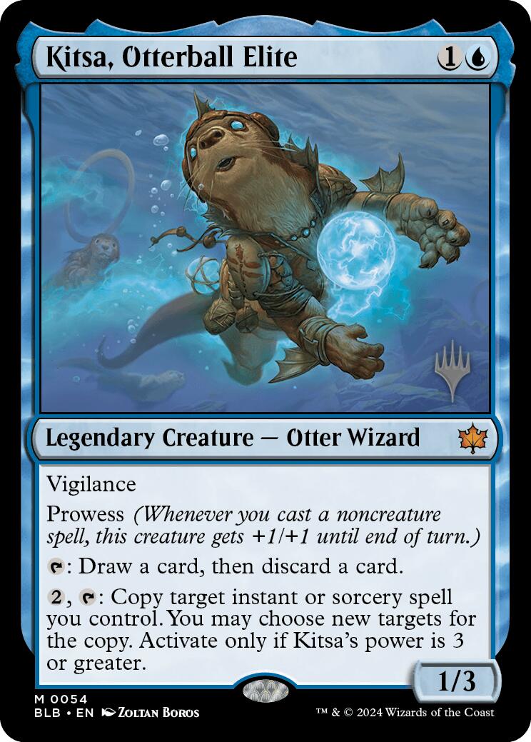 Kitsa, Otterball Elite (Promo Pack) [Bloomburrow Promos] | Tabernacle Games