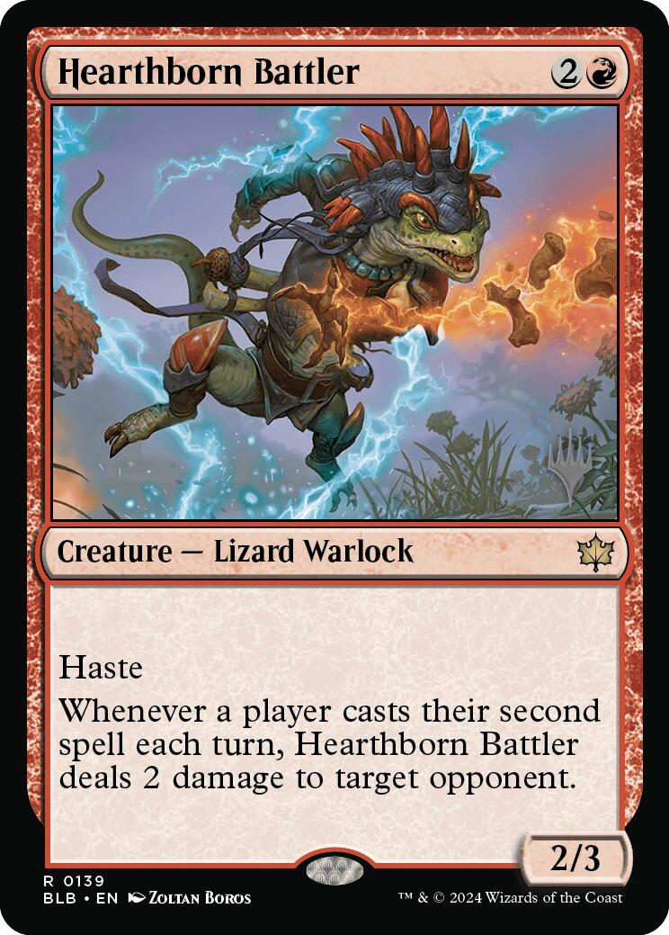 Hearthborn Battler (Promo Pack) [Bloomburrow Promos] | Tabernacle Games