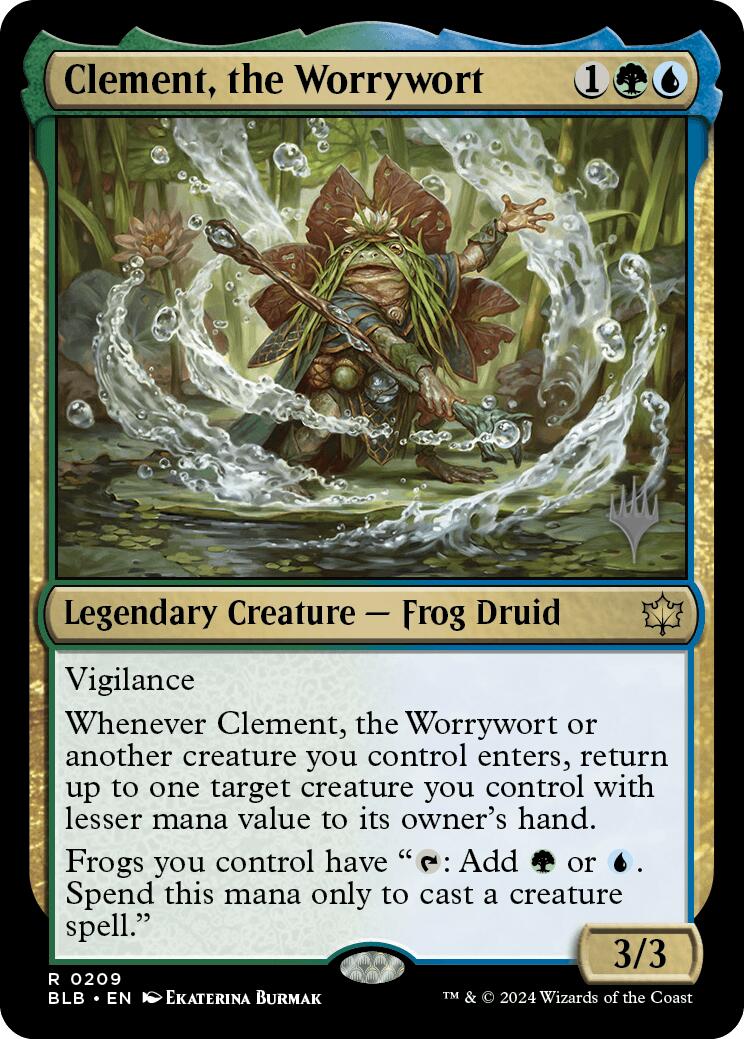 Clement, the Worrywort (Promo Pack) [Bloomburrow Promos] | Tabernacle Games