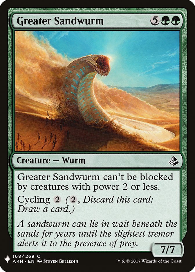 Greater Sandwurm [Mystery Booster] | Tabernacle Games