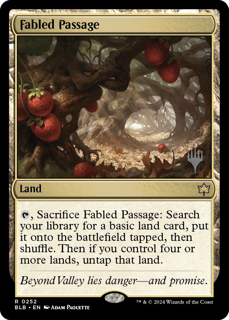 Fabled Passage (Promo Pack) [Bloomburrow Promos] | Tabernacle Games