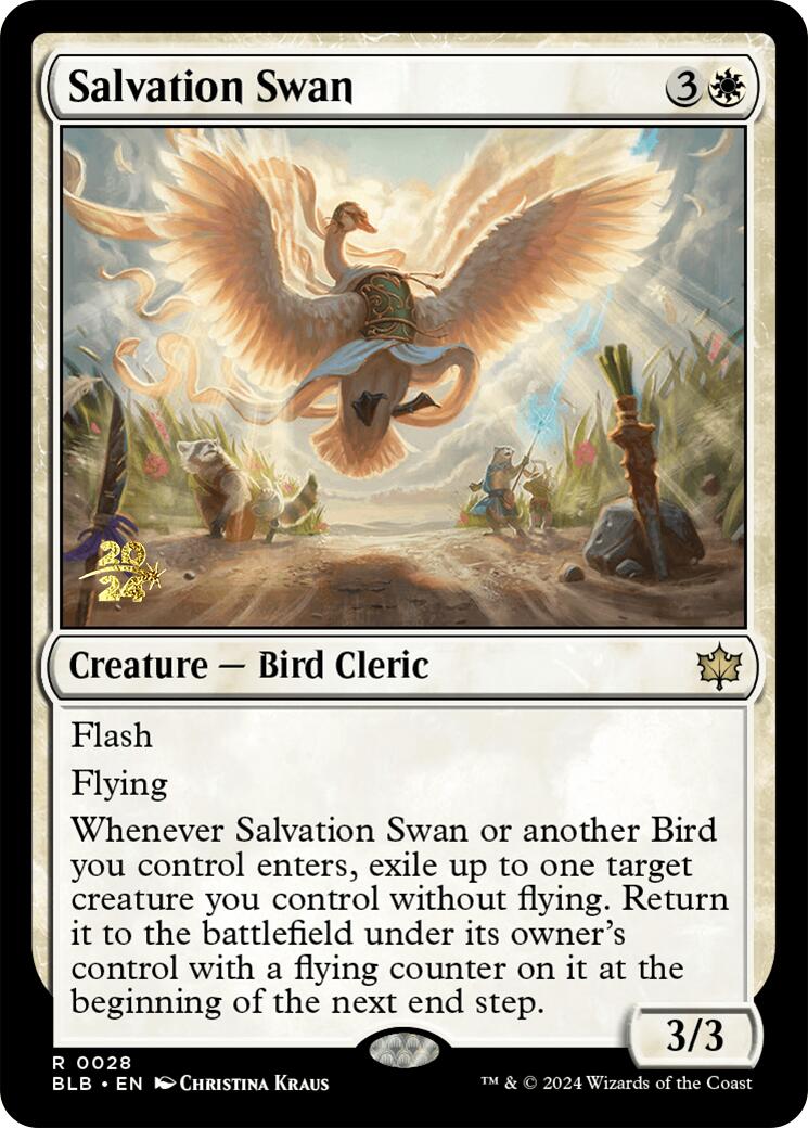 Salvation Swan [Bloomburrow Prerelease Promos] | Tabernacle Games