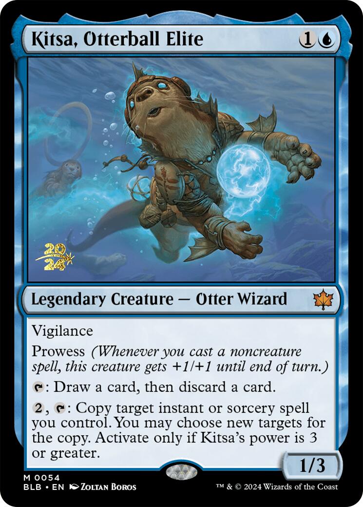 Kitsa, Otterball Elite [Bloomburrow Prerelease Promos] | Tabernacle Games