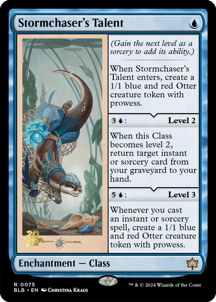 Stormchaser's Talent [Bloomburrow Prerelease Promos] | Tabernacle Games