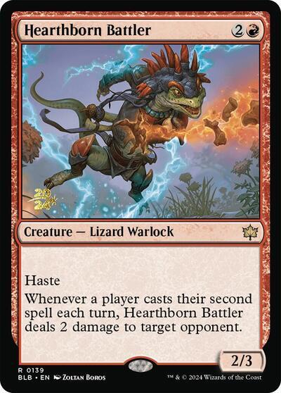 Hearthborn Battler [Bloomburrow Prerelease Promos] | Tabernacle Games