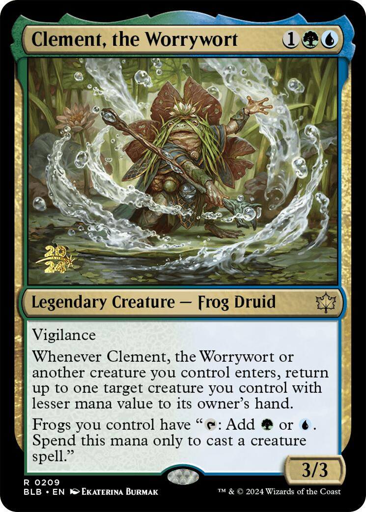 Clement, the Worrywort [Bloomburrow Prerelease Promos] | Tabernacle Games