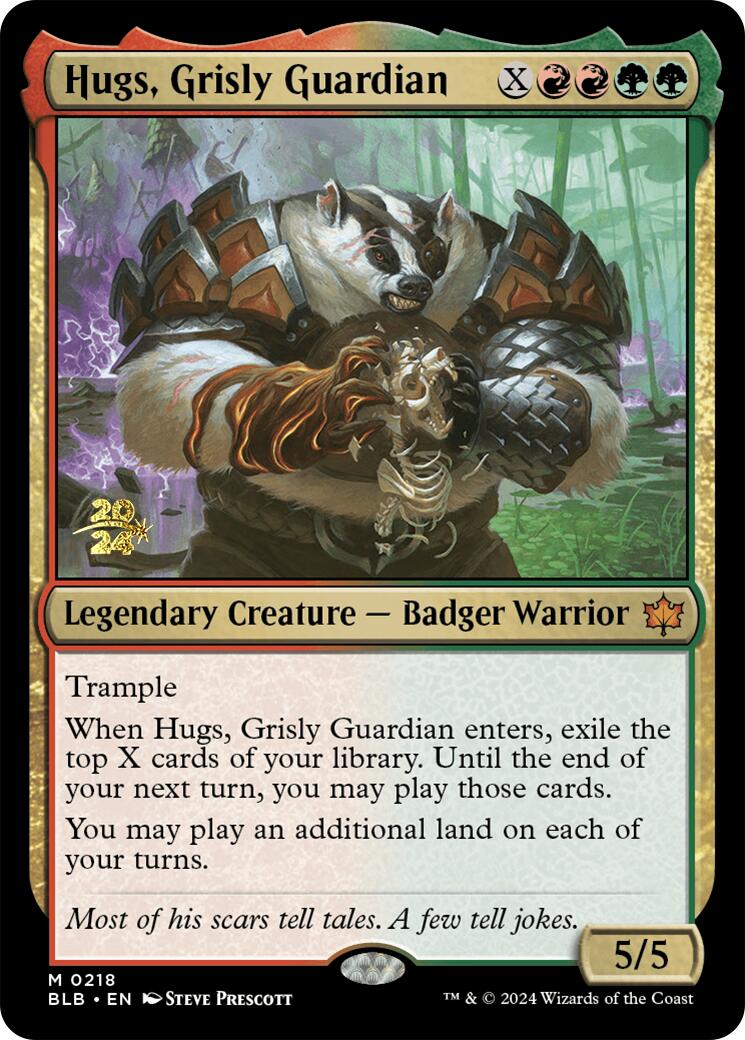 Hugs, Grisly Guardian [Bloomburrow Prerelease Promos] | Tabernacle Games