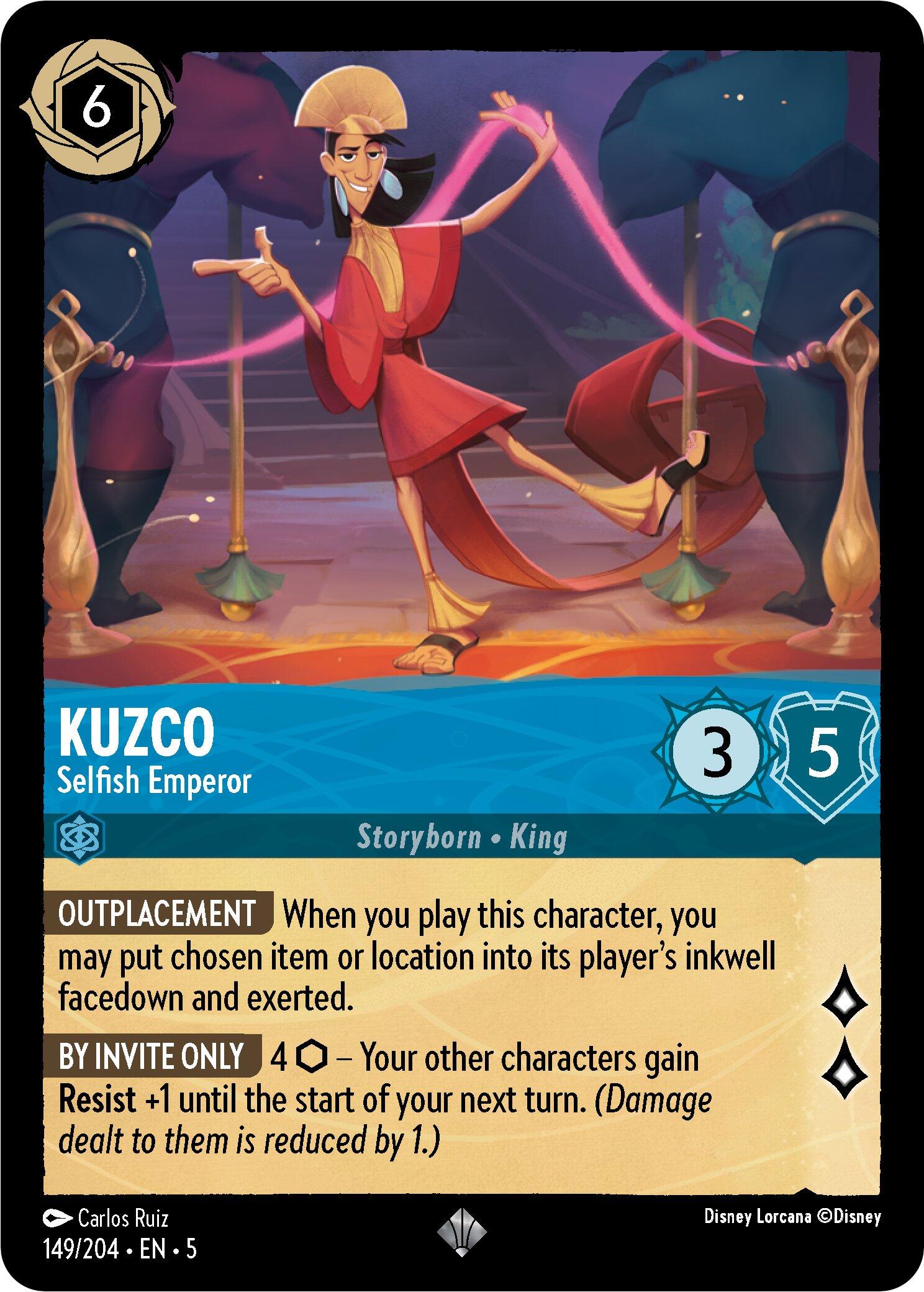 Kuzco - Selfish Emperor (149/204) [Shimmering Skies] | Tabernacle Games