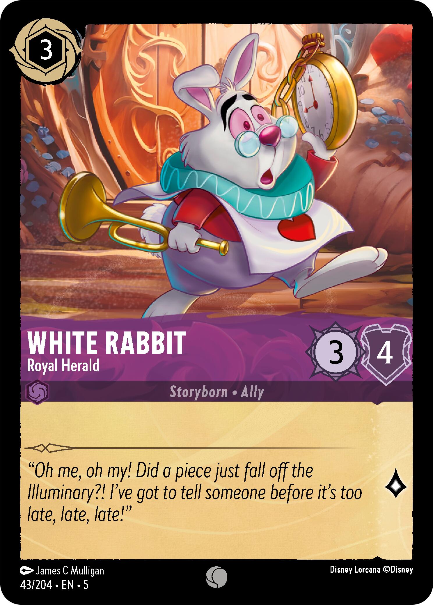 White Rabbit - Royal Herald (43/204) [Shimmering Skies] | Tabernacle Games