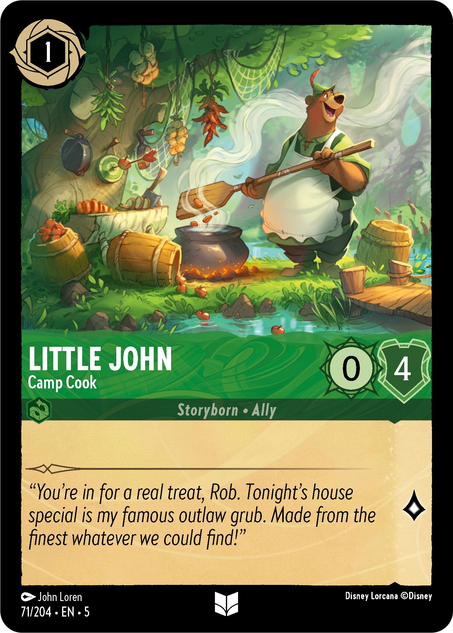 Little John - Camp Cook (71/204) [Shimmering Skies] | Tabernacle Games