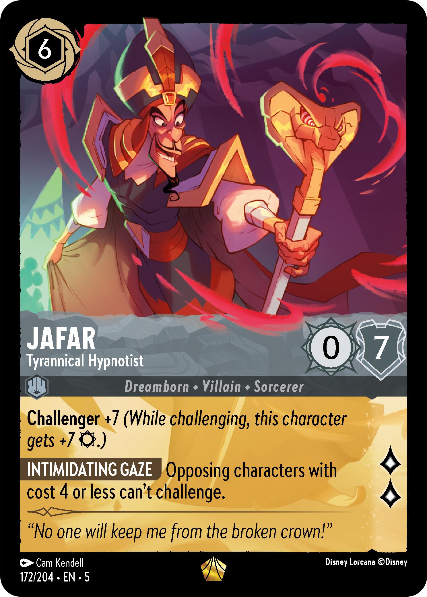 Jafar - Tyrannical Hypnotist (172/204) [Shimmering Skies] | Tabernacle Games