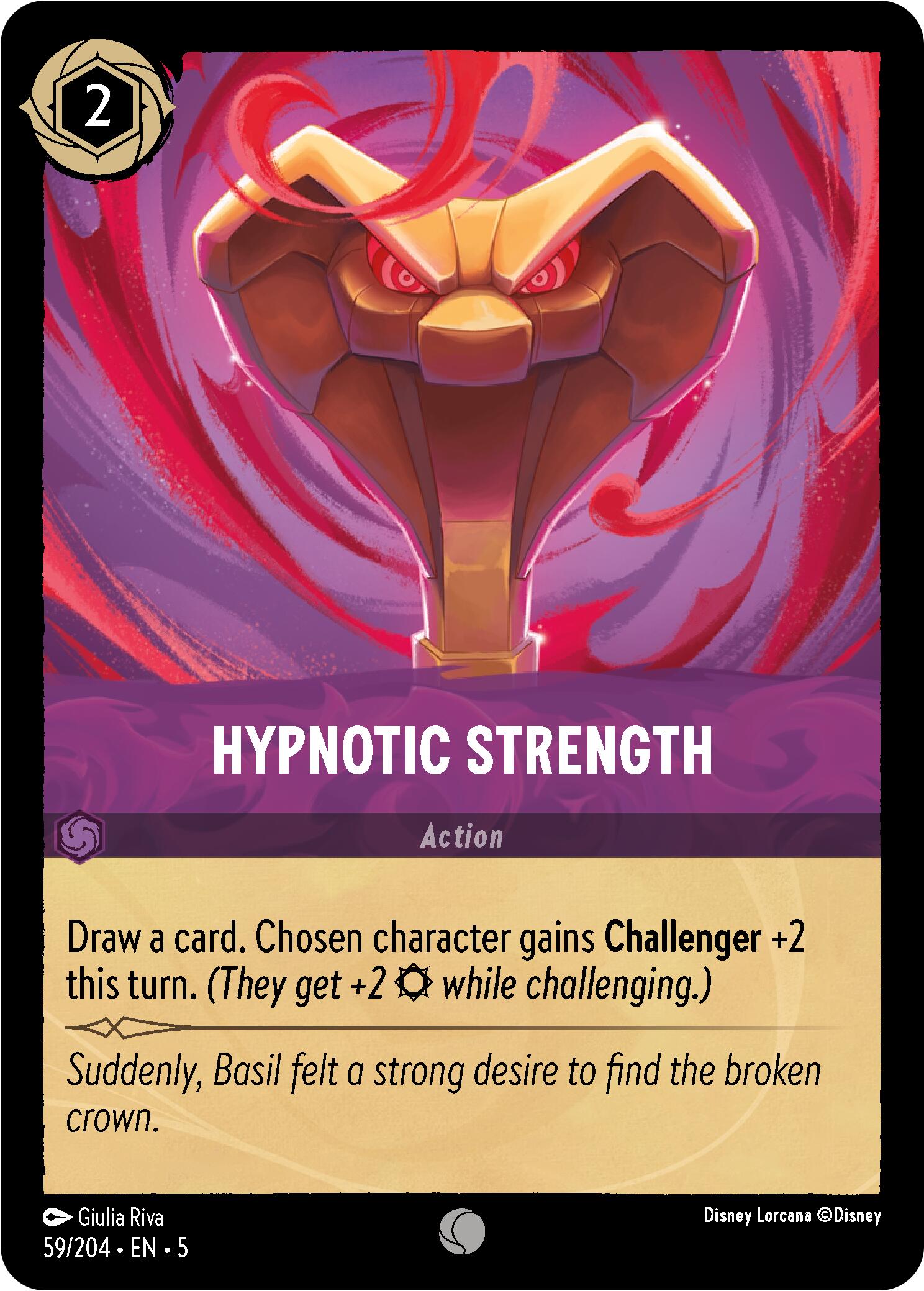 Hypnotic Strength (59/204) [Shimmering Skies] | Tabernacle Games