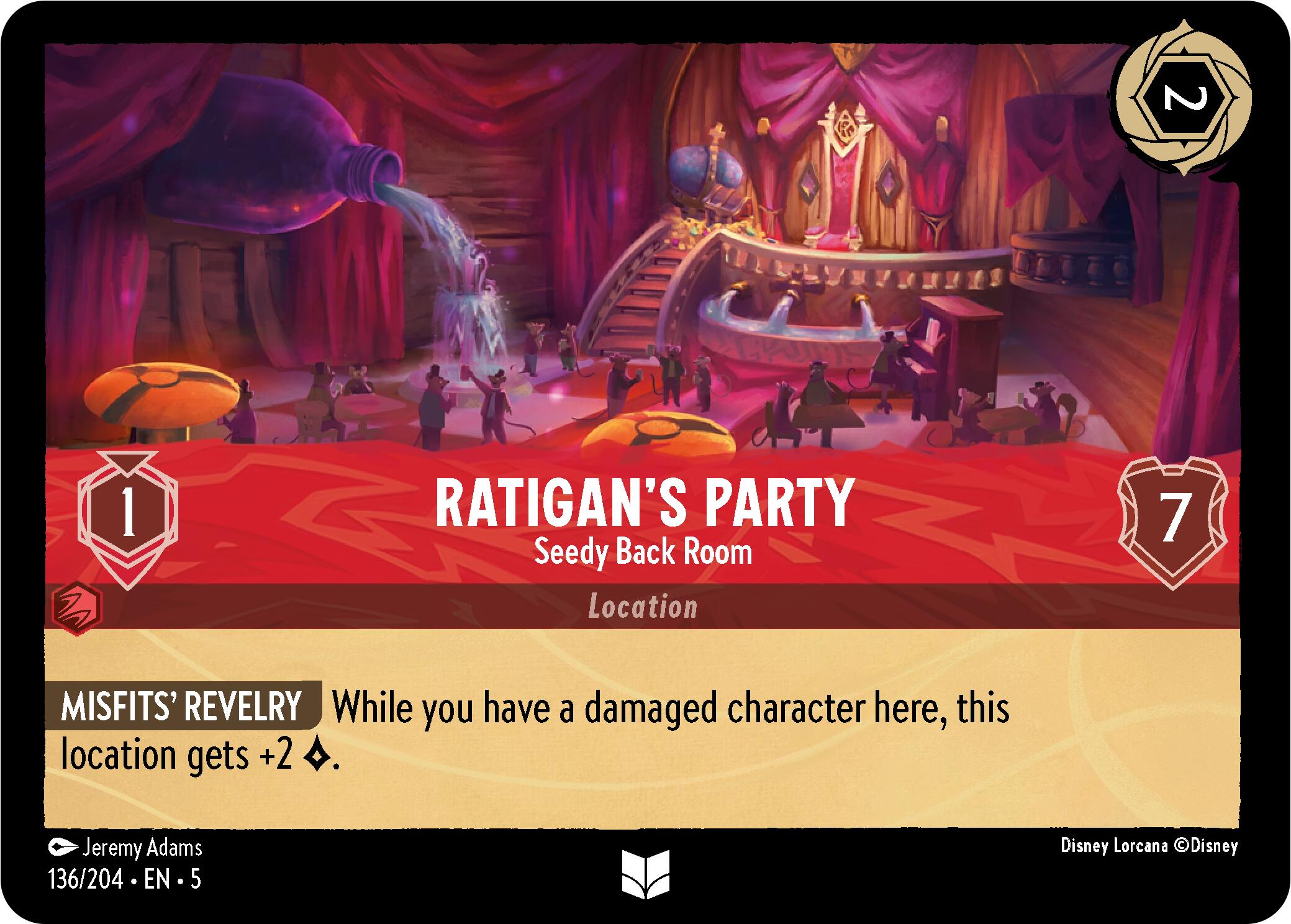 Ratigan's Party - Seedy Back Room (136/204) [Shimmering Skies] | Tabernacle Games