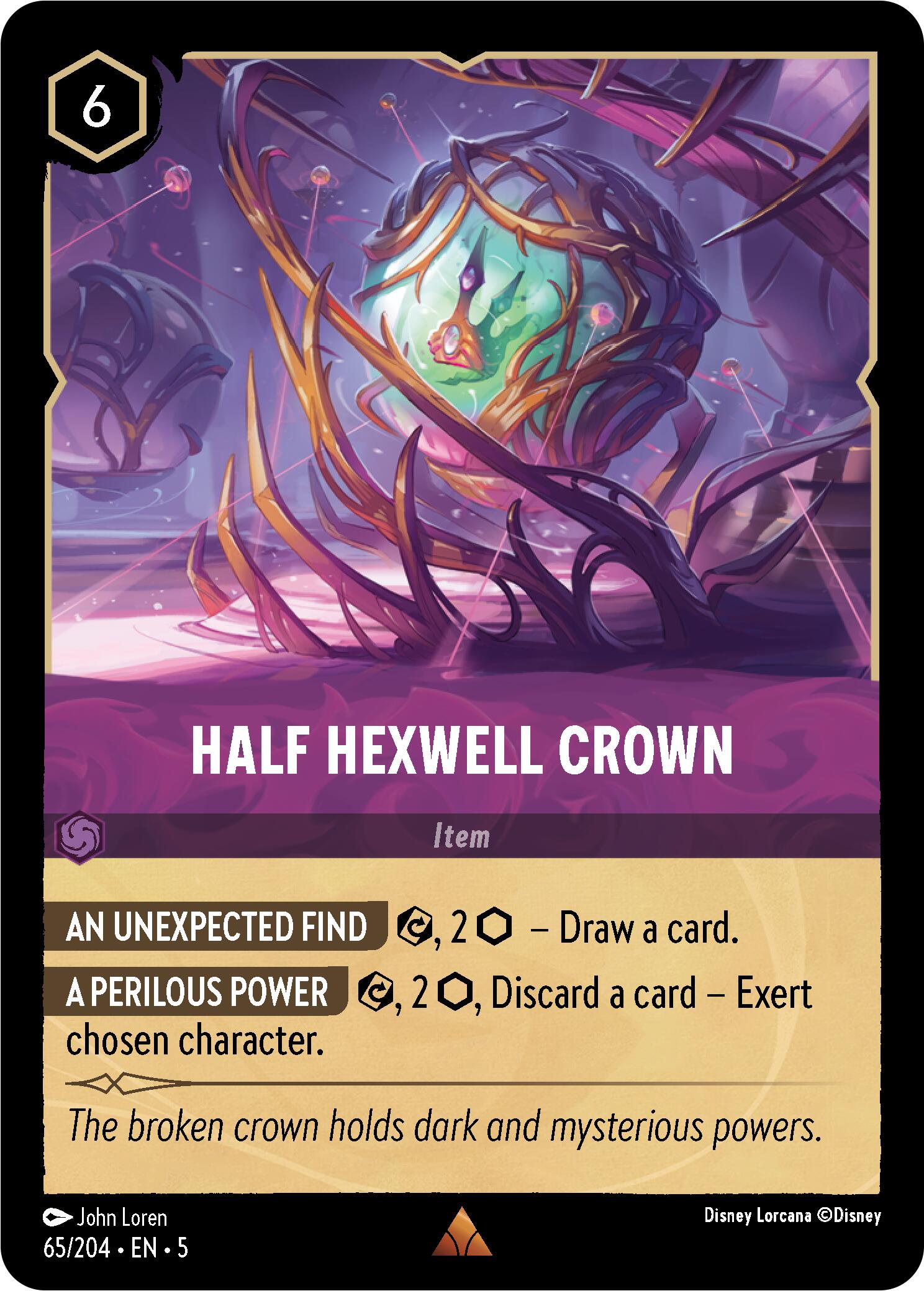 Half Hexwell Crown (65/204) [Shimmering Skies] | Tabernacle Games