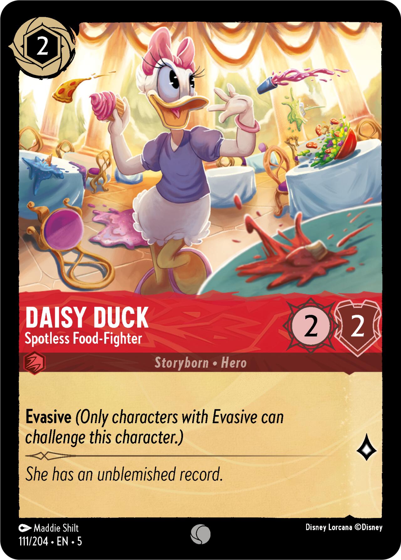 Daisy Duck - Spotless Food-Fighter (111/204) [Shimmering Skies] | Tabernacle Games