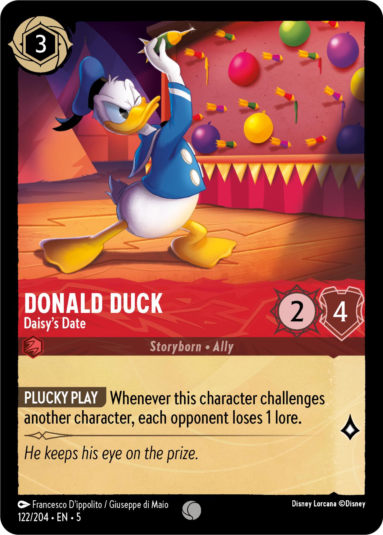 Donald Duck - Daisy's Date (122/204) [Shimmering Skies] | Tabernacle Games