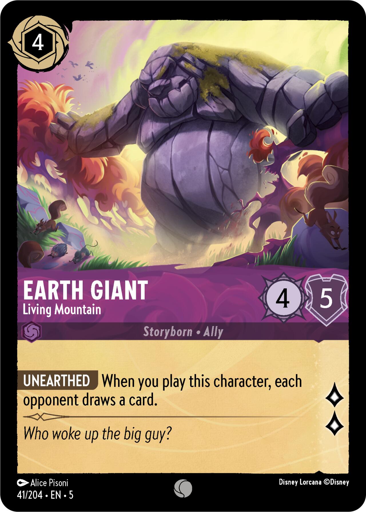 Earth Giant - Living Mountain (41/204) [Shimmering Skies] | Tabernacle Games