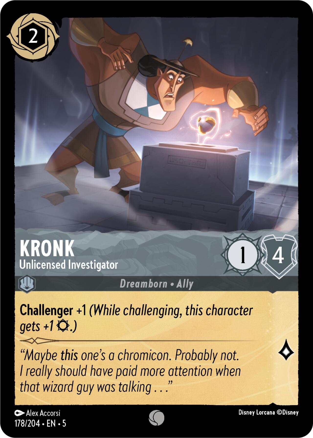 Kronk - Unlicensed Investigator (178/204) [Shimmering Skies] | Tabernacle Games