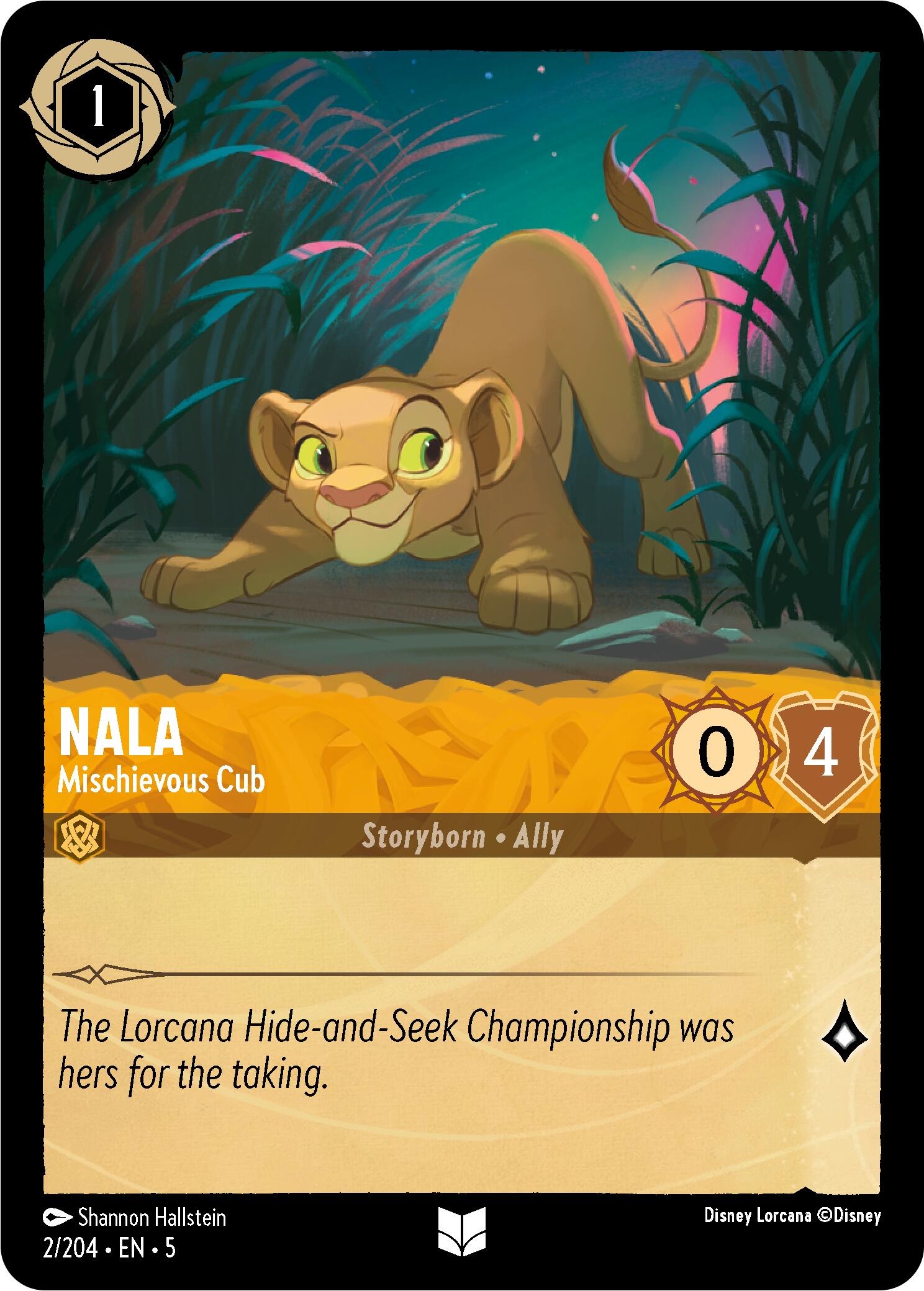 Nala - Mischievous Cub (2/204) [Shimmering Skies] | Tabernacle Games