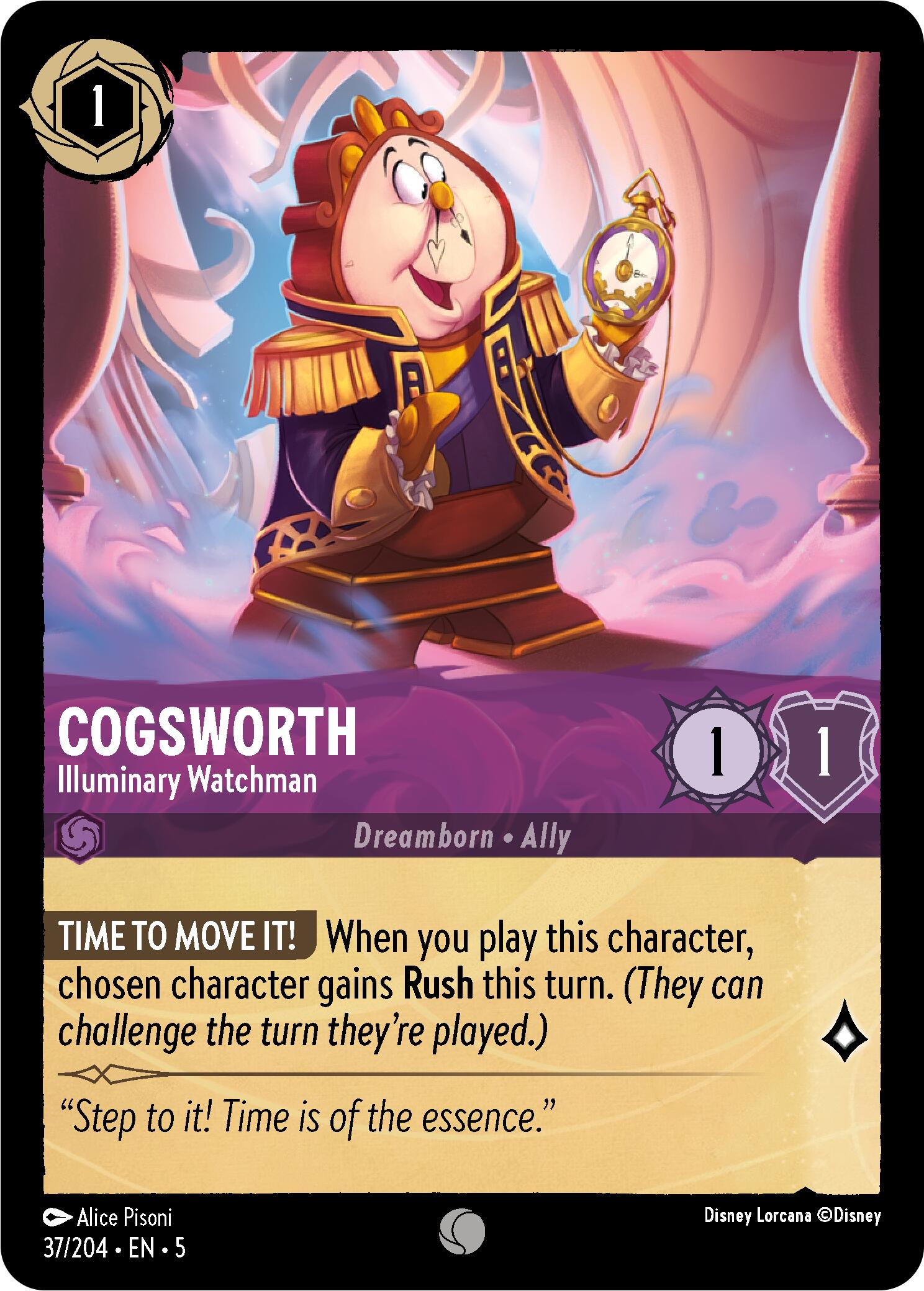 Cogsworth - Illuminary Watchman (37/204) [Shimmering Skies] | Tabernacle Games
