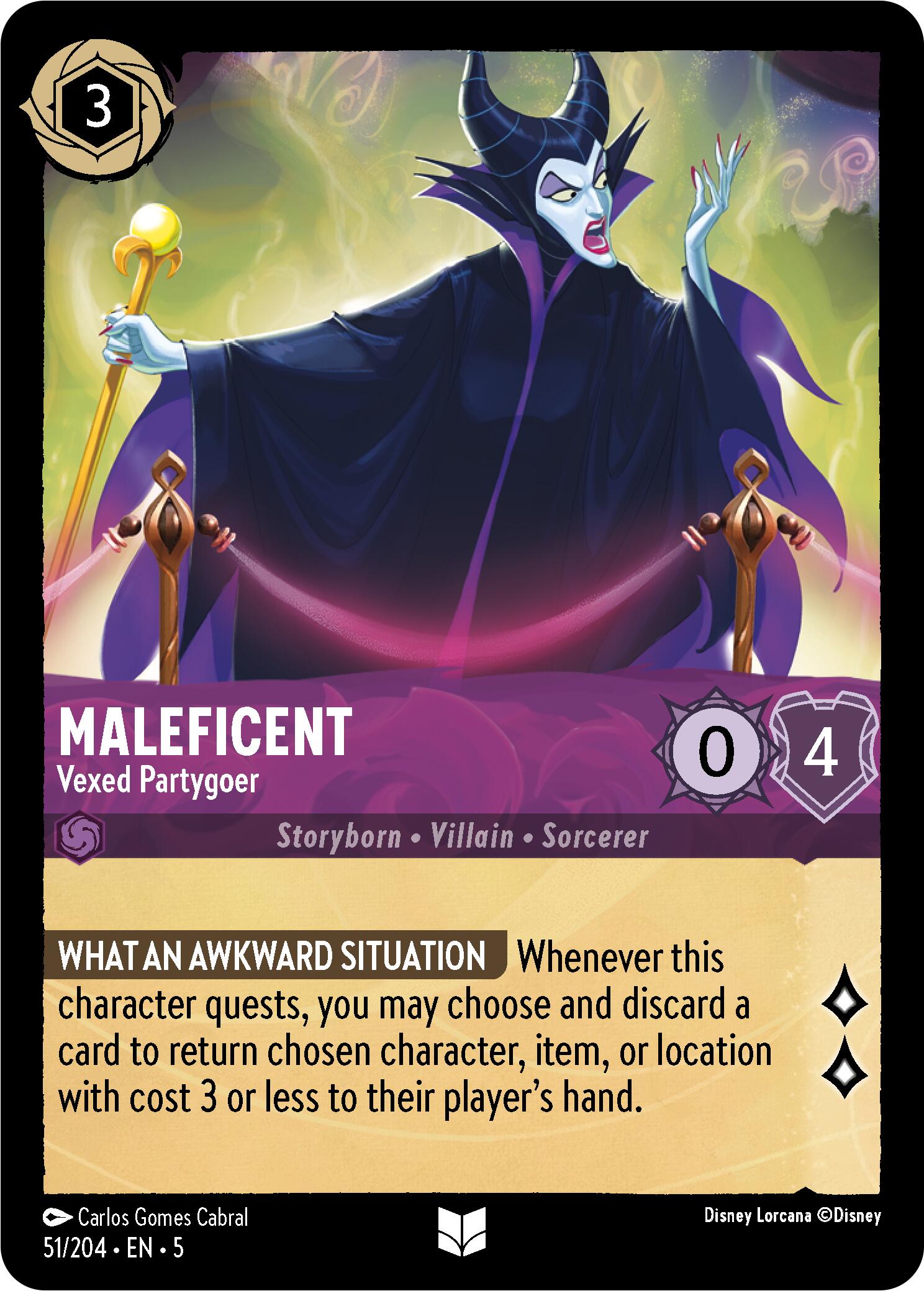 Maleficent - Vexed Partygoer (51/204) [Shimmering Skies] | Tabernacle Games