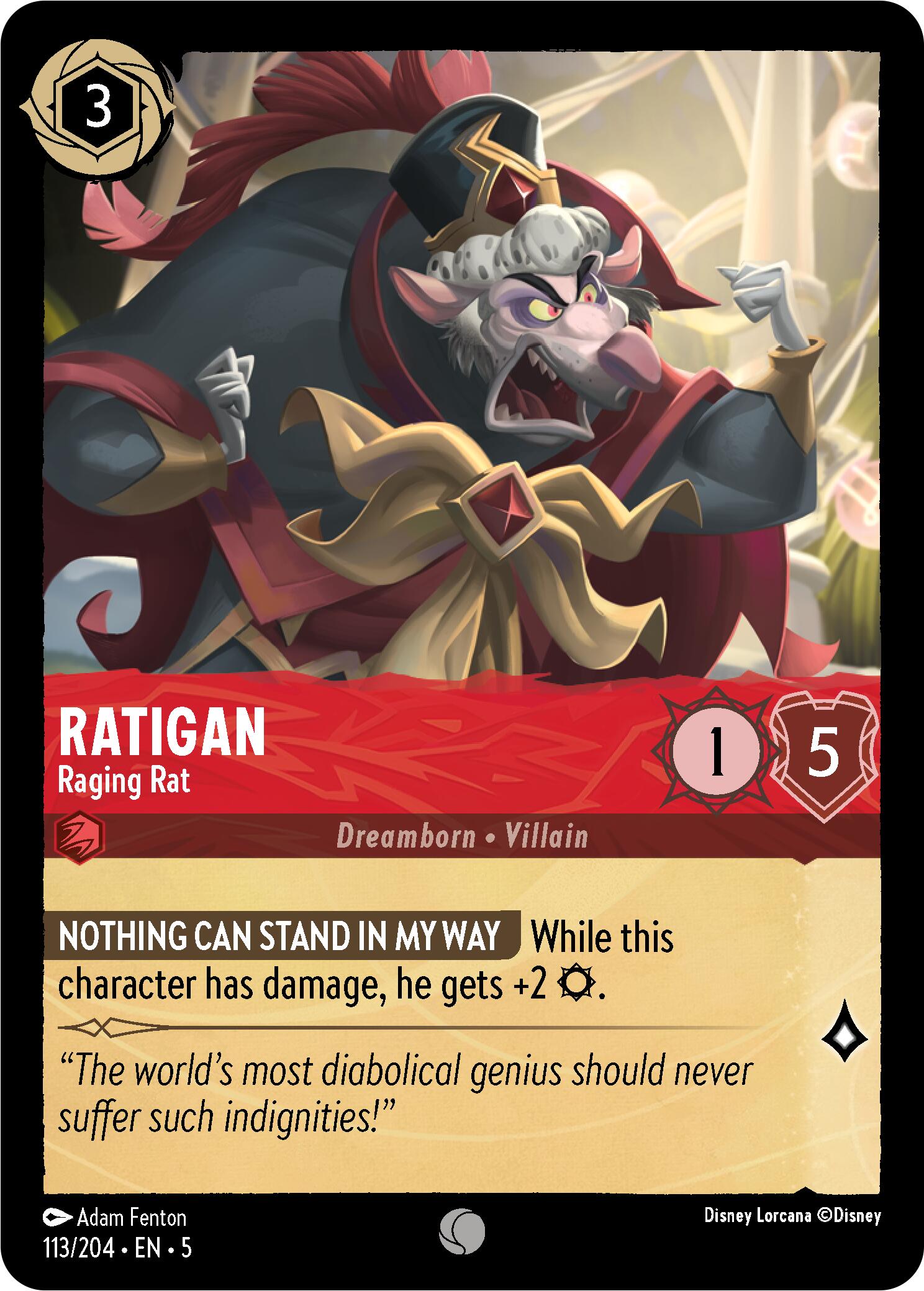 Ratigan - Raging Rat (113/204) [Shimmering Skies] | Tabernacle Games