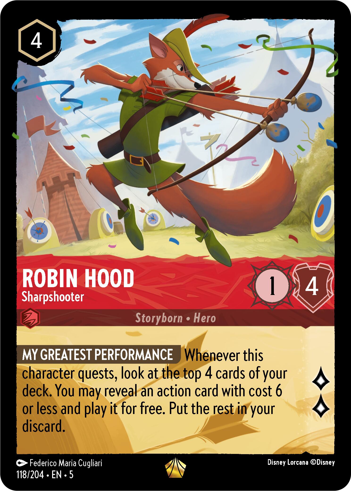 Robin Hood - Sharpshooter (118/204) [Shimmering Skies] | Tabernacle Games