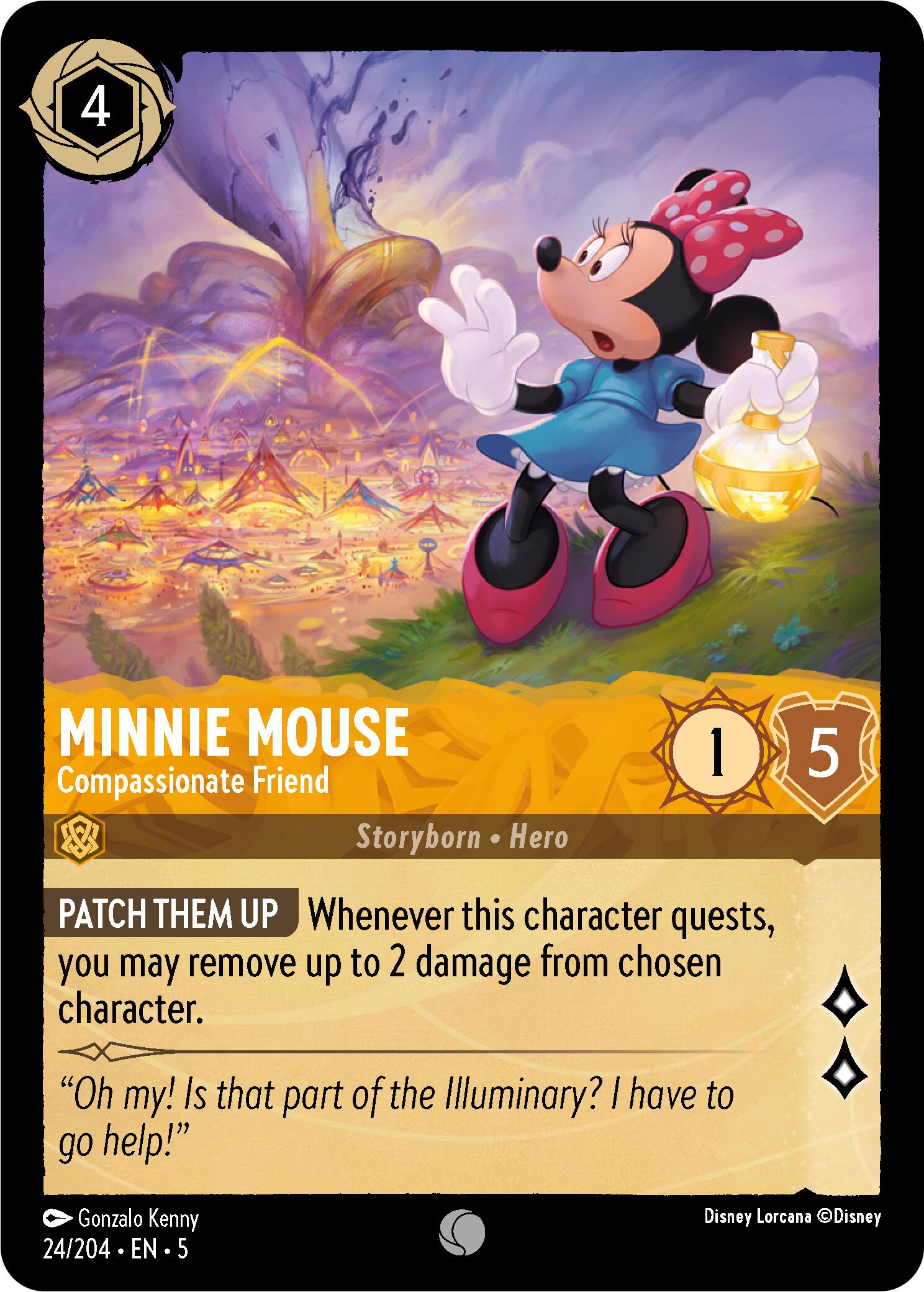 Minnie Mouse - Compassionate Friend (24/204) [Shimmering Skies] | Tabernacle Games