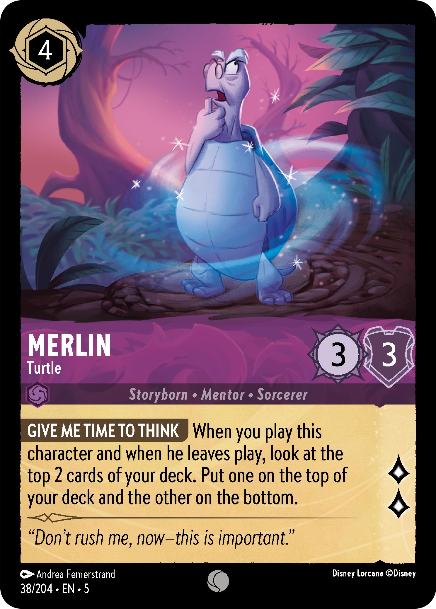 Merlin - Turtle (38/204) [Shimmering Skies] | Tabernacle Games