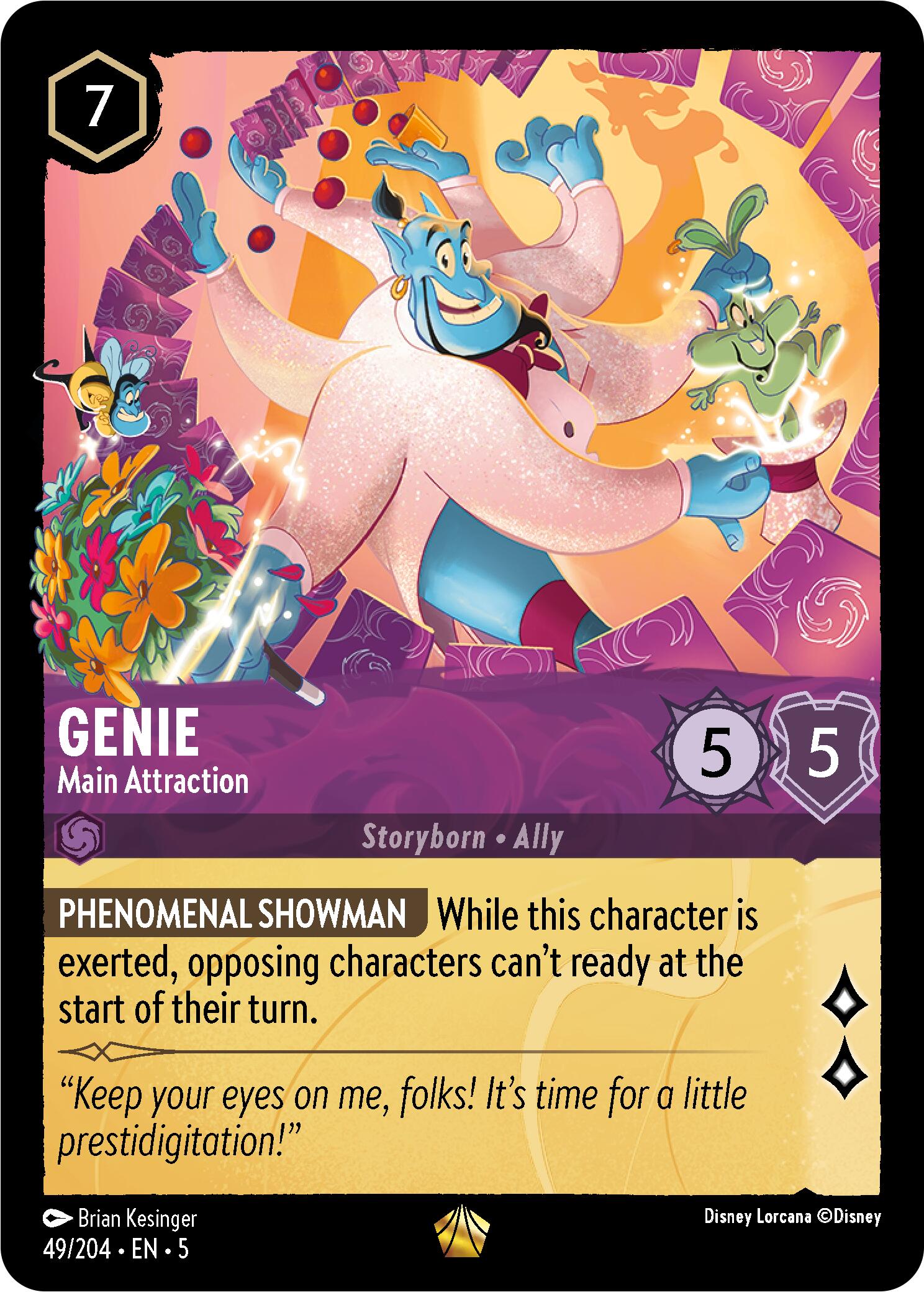 Genie - Main Attraction (49/204) [Shimmering Skies] | Tabernacle Games