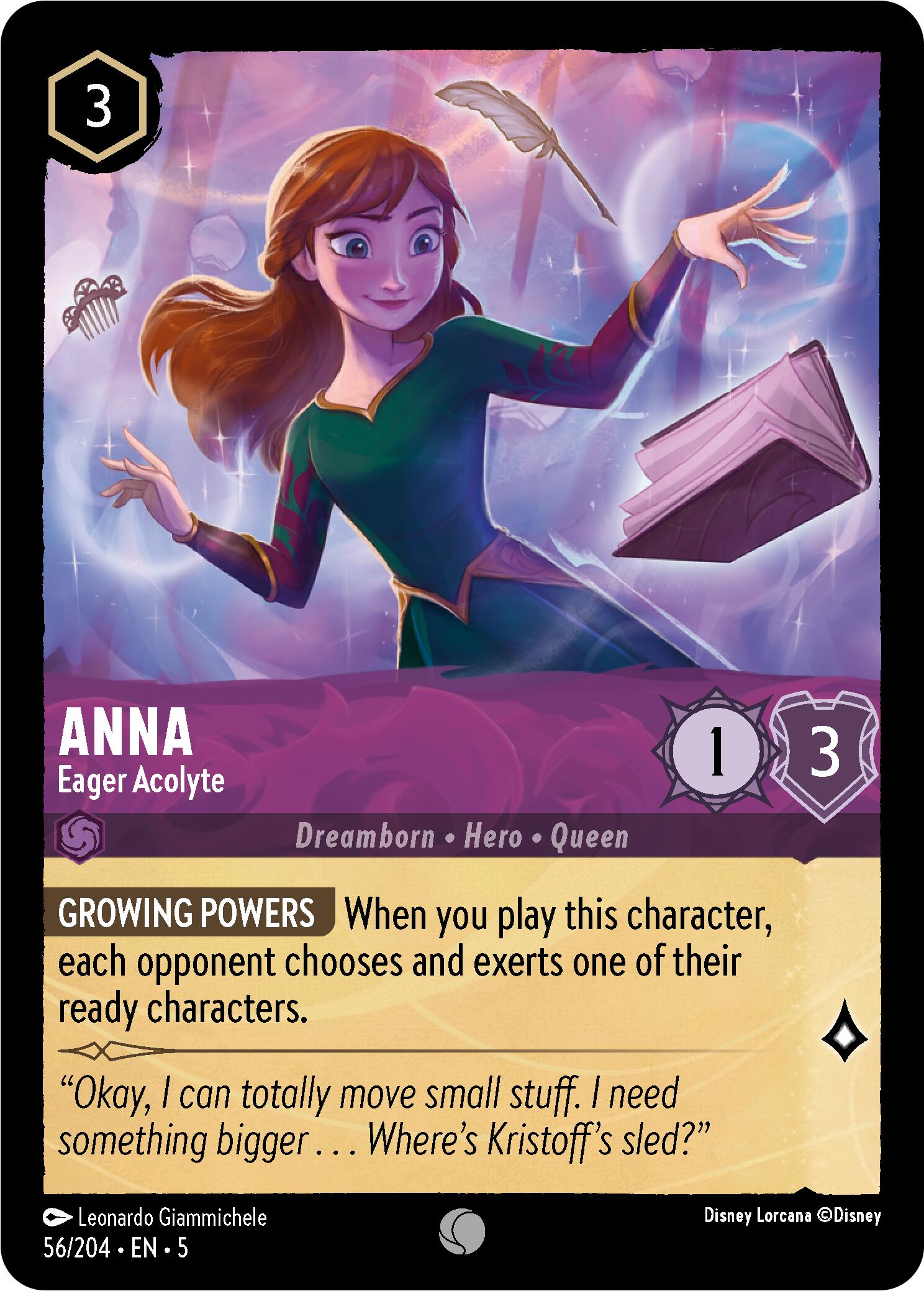 Anna - Eager Acolyte (56/204) [Shimmering Skies] | Tabernacle Games