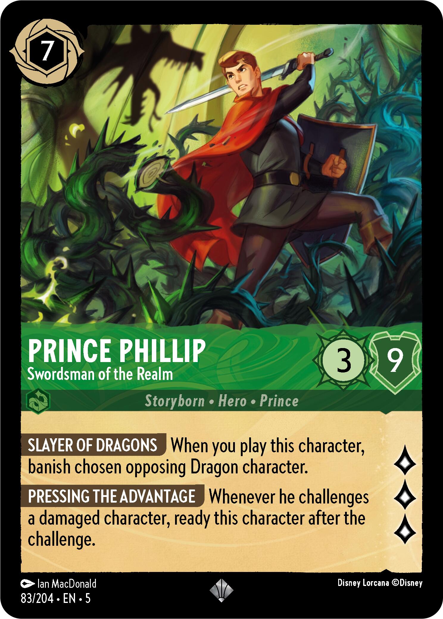 Prince Phillip - Swordsman of the Realm (83/204) [Shimmering Skies] | Tabernacle Games