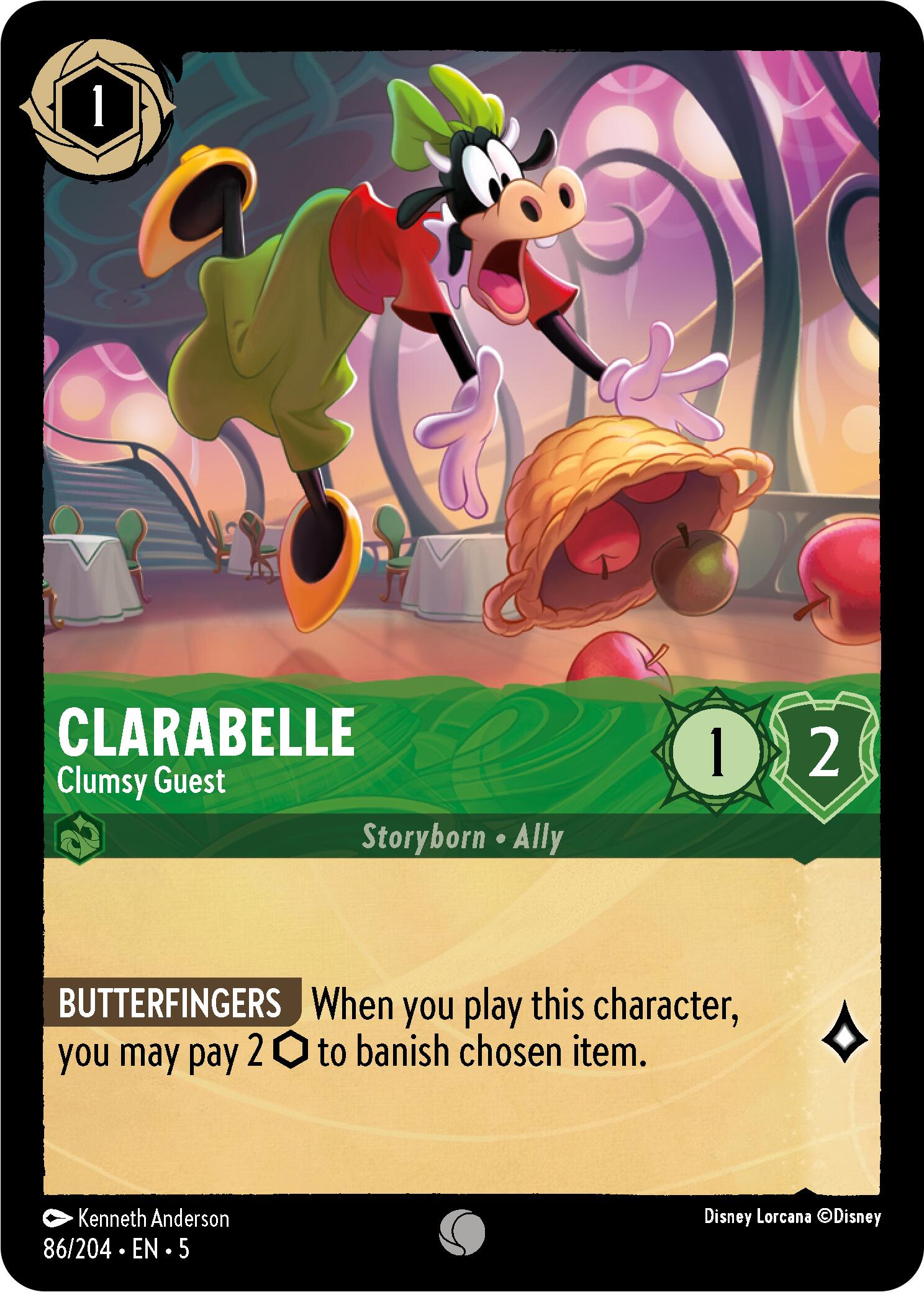 Clarabelle - Clumsy Guest (86/204) [Shimmering Skies] | Tabernacle Games