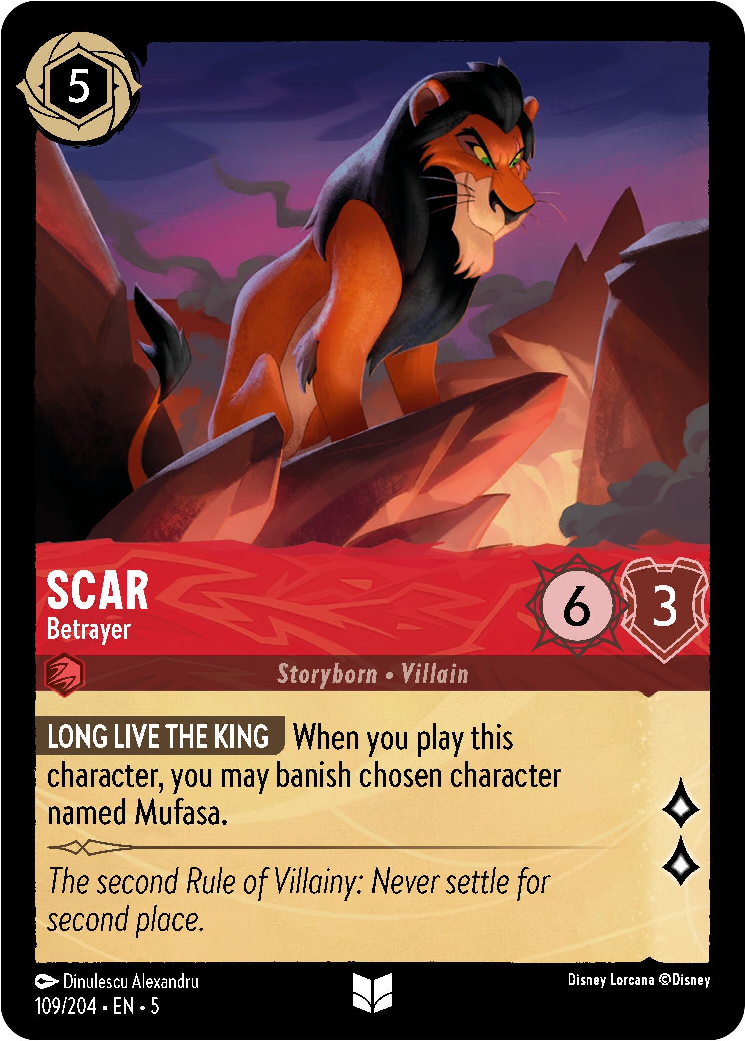 Scar - Betrayer (109/204) [Shimmering Skies] | Tabernacle Games