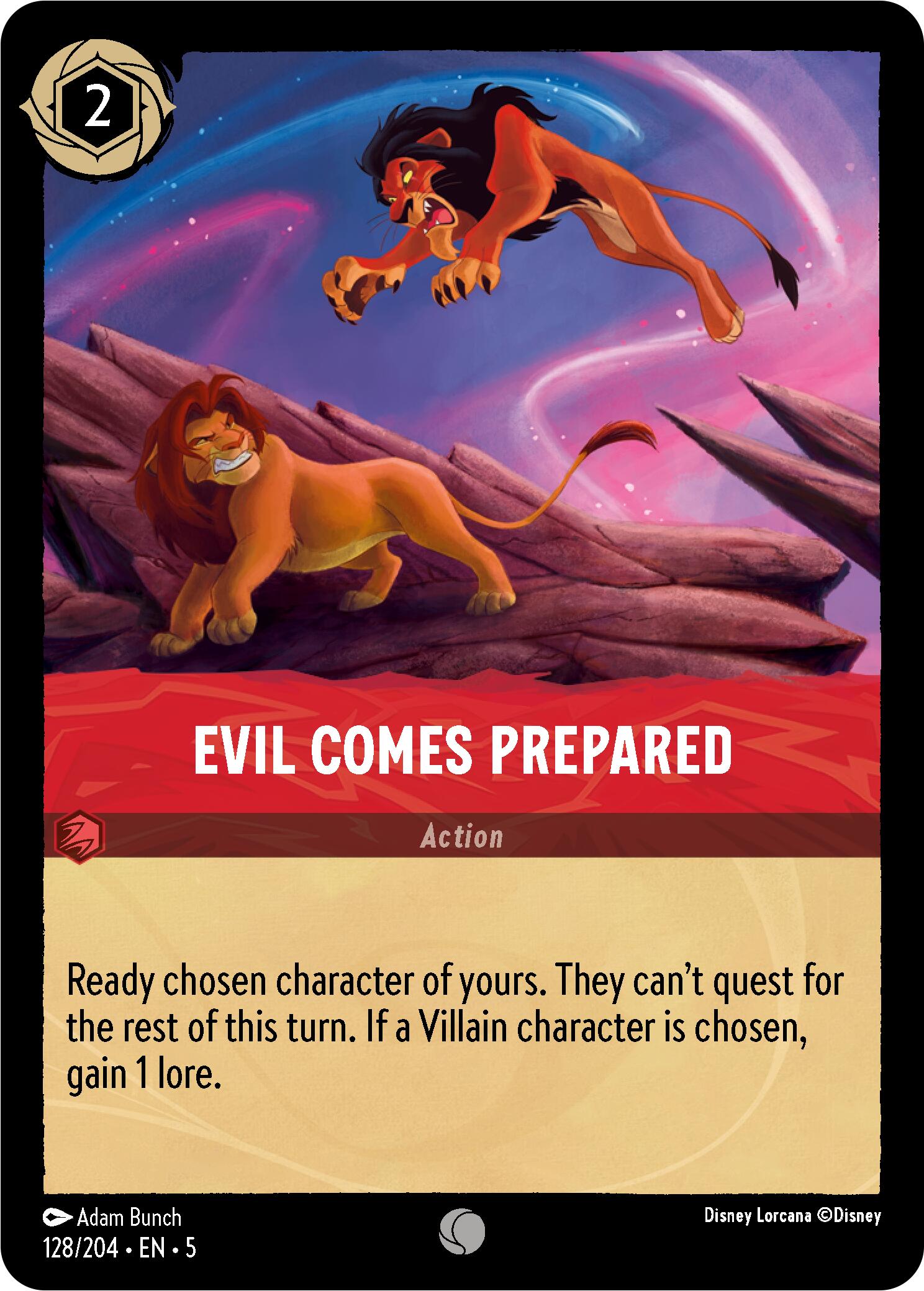 Evil Comes Prepared (128/204) [Shimmering Skies] | Tabernacle Games