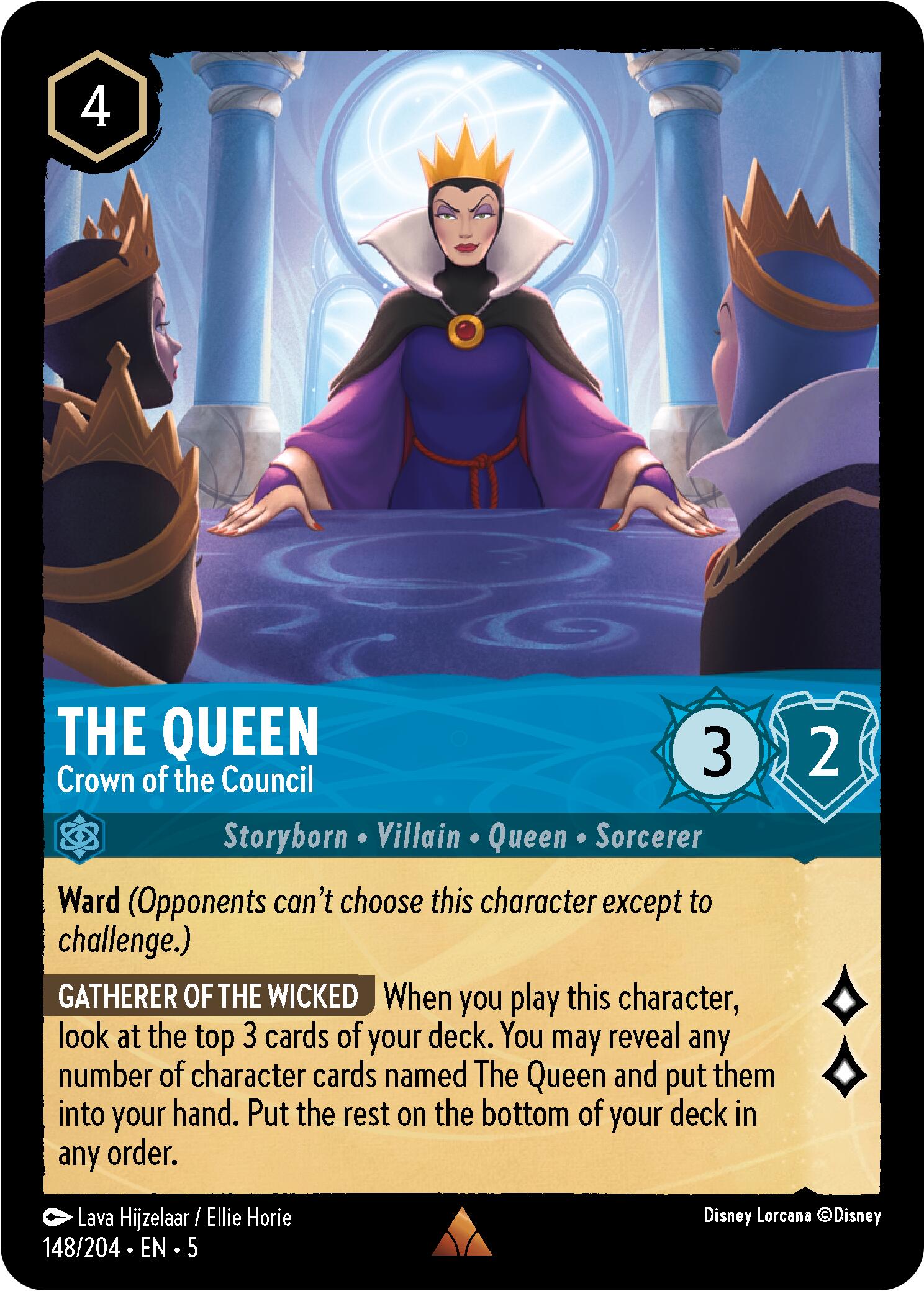 The Queen - Crown of the Council (148/204) [Shimmering Skies] | Tabernacle Games