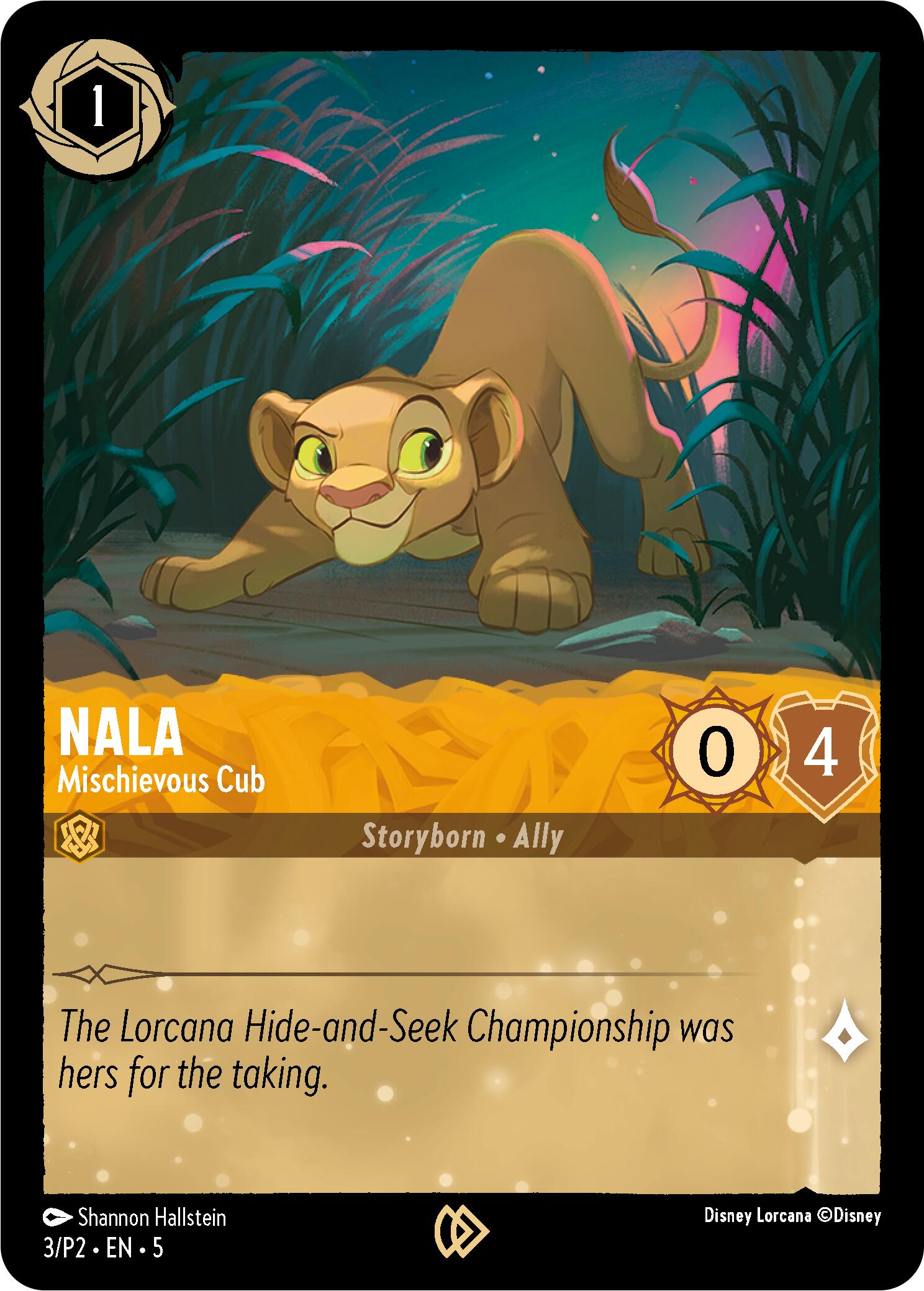 Nala - Mischievous Cub (3) [Promo Cards] | Tabernacle Games