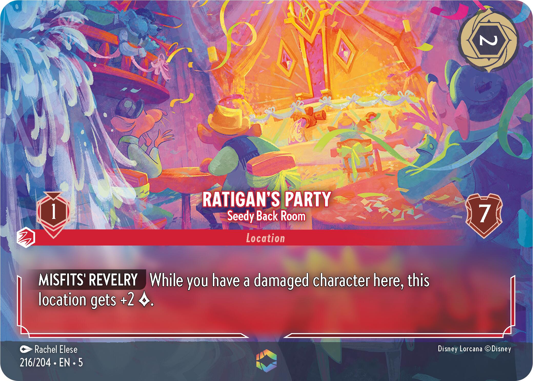 Ratigan's Party - Seedy Back Room (Enchanted) (216/204) [Shimmering Skies] | Tabernacle Games