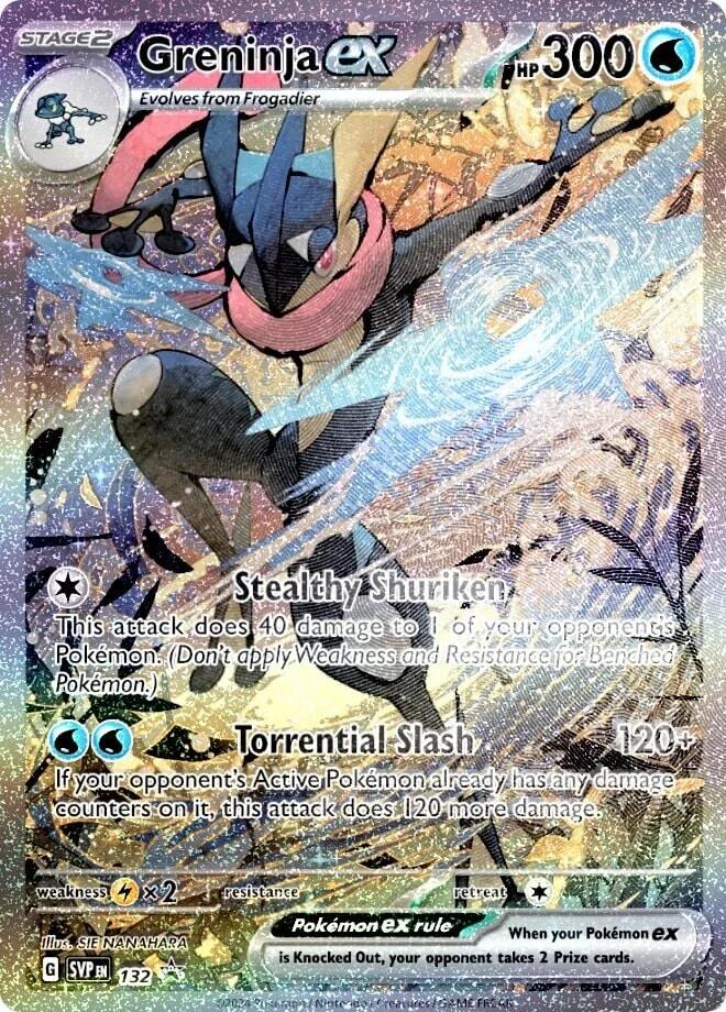 Greninja ex (132) [Scarlet & Violet: Black Star Promos] | Tabernacle Games