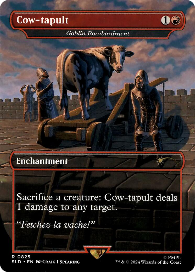 Cow-tapult - Goblin Bombardment [Secret Lair Drop Series] | Tabernacle Games